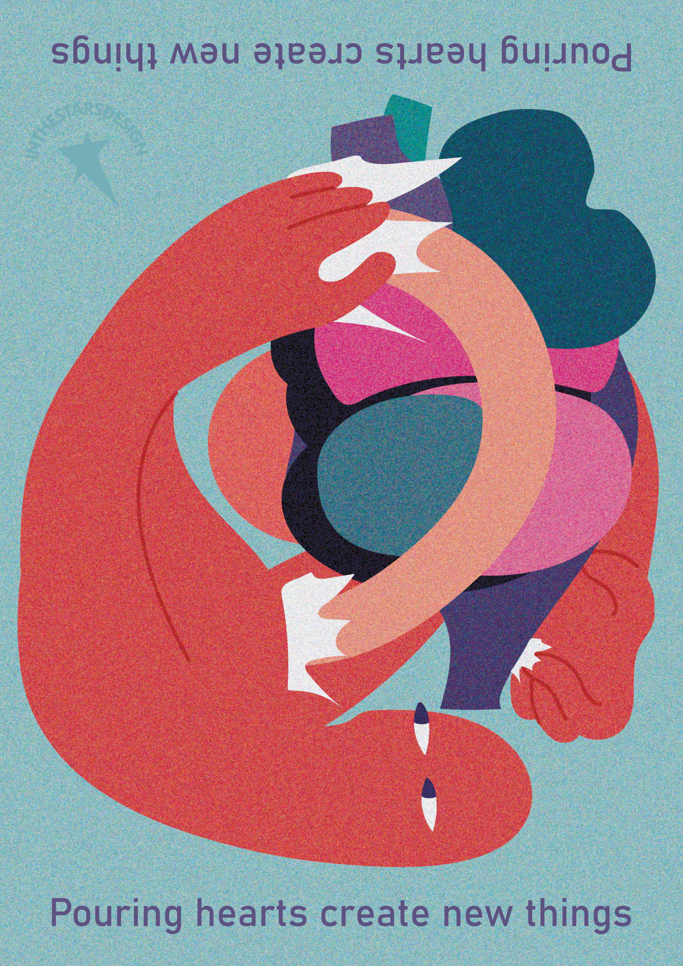 Page de mon fanzine 'Poemes egares'